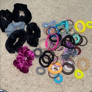 Lot of Hair Ties/Scrunchies